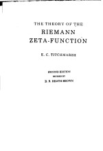 THE THEORY OF THE RIEMANN ZETA-FUNCTION SECOND EDITION