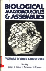 BIOLOGICAL MACROMOLECULES AND ASSEMBLIES VOLUME 1:VIRUS STRUCTURES