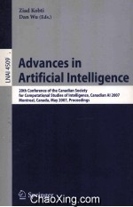 Lecture Notes in Artificial Intelligence 4509 Advances in Artificial Intelligence 20th Conference of