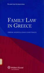 FAMILY LAW IN GREECE ISMENE ANDROULIDAKIS-DIMITRIADIS