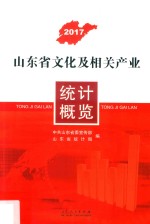 2017山东省文化及相关产业统计概览