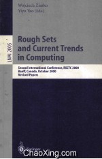 Lecture Notes in Artificial Intelligence 2005 Rough Sets and Current Trends in Computing Second Inte