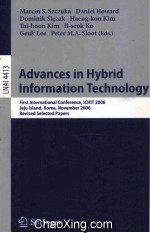 Lecture Notes in Artificial Intelligence 4413 Advances in Hybrid Information Technology First Intern