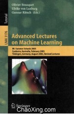 Lecture Notes in Artificial Inrelligence 3176 Advanced Lectures on Machine Learning ML Summer School