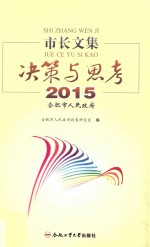 市长文集  决策与思考  2015