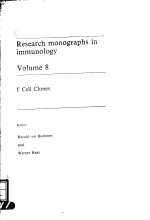 RESEARCH MONOGRAPHS IN IMMUNOLOGY  VOLUME 8