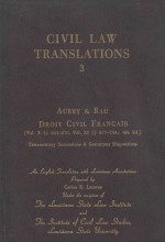 AUBRY AND RAU DROIT CIVIL FRANCAIS