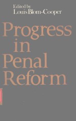 PROGRESS IN PENAL REFORRM