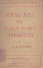 MENS REA IN STATUTORY OFFENCES