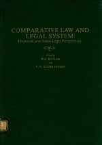 COMPARATIVE LAW AND LEGAL SYSTEM:HISTORICAL AND SOCIO-LEGAL PERSPECTIVES