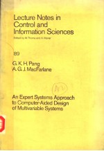 LECTURE NOTES IN CONTROL AND INFORMATION SCIENCES  89  AN EXPERT SYSTEMS APPROACH TO COMPUTER-AIDED 