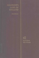 HALSBURY'S LAWS OF ENGLAND VOLUME 41