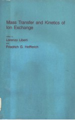 MASS TRANSFER AND KINETICS OF ION EXCHANGE