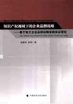 知识产权视域下的企业品牌战略  基于地方企业品牌战略实践实证研究