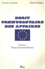 DROIT COMMUNATAIRE DES AFFAIRES