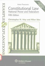 CONSTITUTIONAL LAW NATIONAL POWER AND FEDERALISM