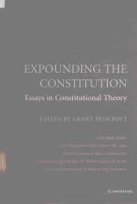 EXPOUNDING THE CONSTITUTION ESSAYS IN CONSTITUTIONAL THEORY