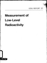 MEASUREMENT OF LOW-LEVEL RADIOACTIVITY ICRU REPORT 22