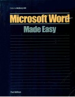 Microsoft Word Made Easy