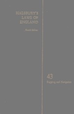 HALSBURY'S LAWS OF ENGLAND VOLUME 43