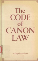 THE CODE OF CANON LAW