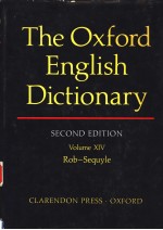 THE OXFORD ENGLISH DICTIONARY SECOND EDITION VOLUME XIV