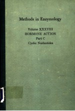 METHODS IN ENZYMOLOGY  VOLUME XXXVIII  HORMONE ACTION  PART C  CYCLIC NUCLEOTIDES