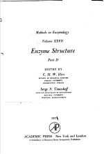 METHODS IN ENZYMOLOGY  VOLUME  XXVII  ENZYME STRUCTURE  PART  D