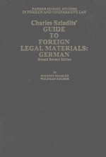 CHARLES SZLADITS'GUIDE TO FOREIGE TO FOREIGE LEGAL MATERIALS:GERMAN