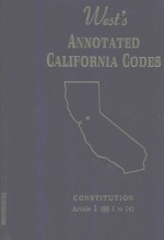 WEST'S ANNOTATED CALIFORNIA CODES