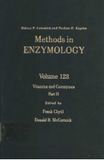 METHODS IN ENZYMOLOGY  VOLUME 123  VITAMINS AND COENZYMES  PART H