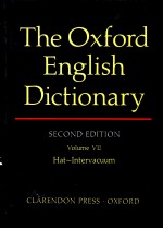 THE OXFORD ENGLISH DICTIONARY SECOND EDITION VOLUME Ⅶ