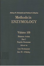 METHODS IN ENZYMOLOGY  VOLUME  109  HORMONE ACTION  PART  I  PEPTIDE HORMONES