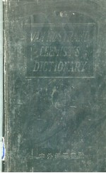 THE VAN NOSTRAND CHEMISTS DICTIONARY