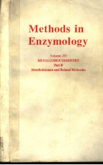 METHODS IN ENZYMOLOGY  VOLUME 205  METALLOBIOCHEMISTRY  PART B  METALLOTHIONEIN AND RELATED MOLECULE