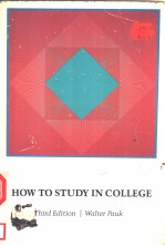 HOW TO STUDY IN COLLEGE THIRD EDITION