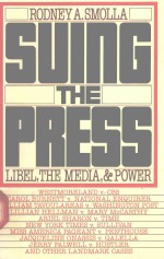 SUING THE PRESS