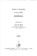 METHODS IN ENXYMOLOGY  VOLUME XLIII  ANTIBIOTICS