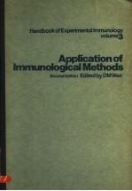 HANDBOOK OF EXPERIMENTAL IMMUNOLOGY IN THREE VOLUMES  VOLUME 3  APPLICATION OF IMMUNOLOGICAL METHODS