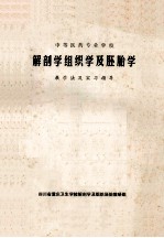 解剖学组织学及胚胎学  教学法及实习指导