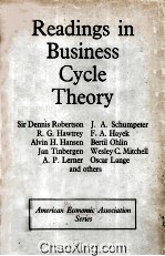 Readings in Business Cycle Theory