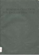 BUSINESS CONCEPTS FOR ENGLISH PRACTICE