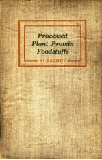 PROCESSED PLANT PROTEIN FOODSTUFFS