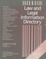 LAW AND LEGAL INFORMATION DIRECTORY VOLUME 2