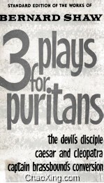 Three plays for Puritans