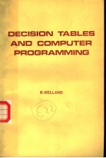 DECISION TABLES AND COMPUTER PROGRAMMING