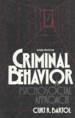 CRIMINAL BEHAVIOR A PSYCHOSOCIAL APPROACH