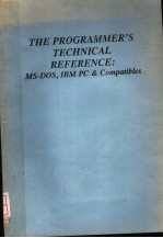 THE PROGRAMMER'S TECHNICAL REFERENCE:MS-DOS