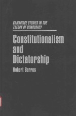 CONSTITUTIONALISM AND DICTATORSHIP