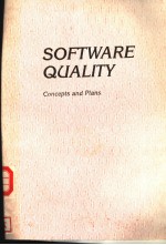 SOFTWARE QUALITY  CONCEPTS AND PLANS